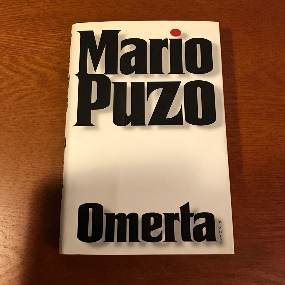 Omerta, Mario Puzo Hardcover Book